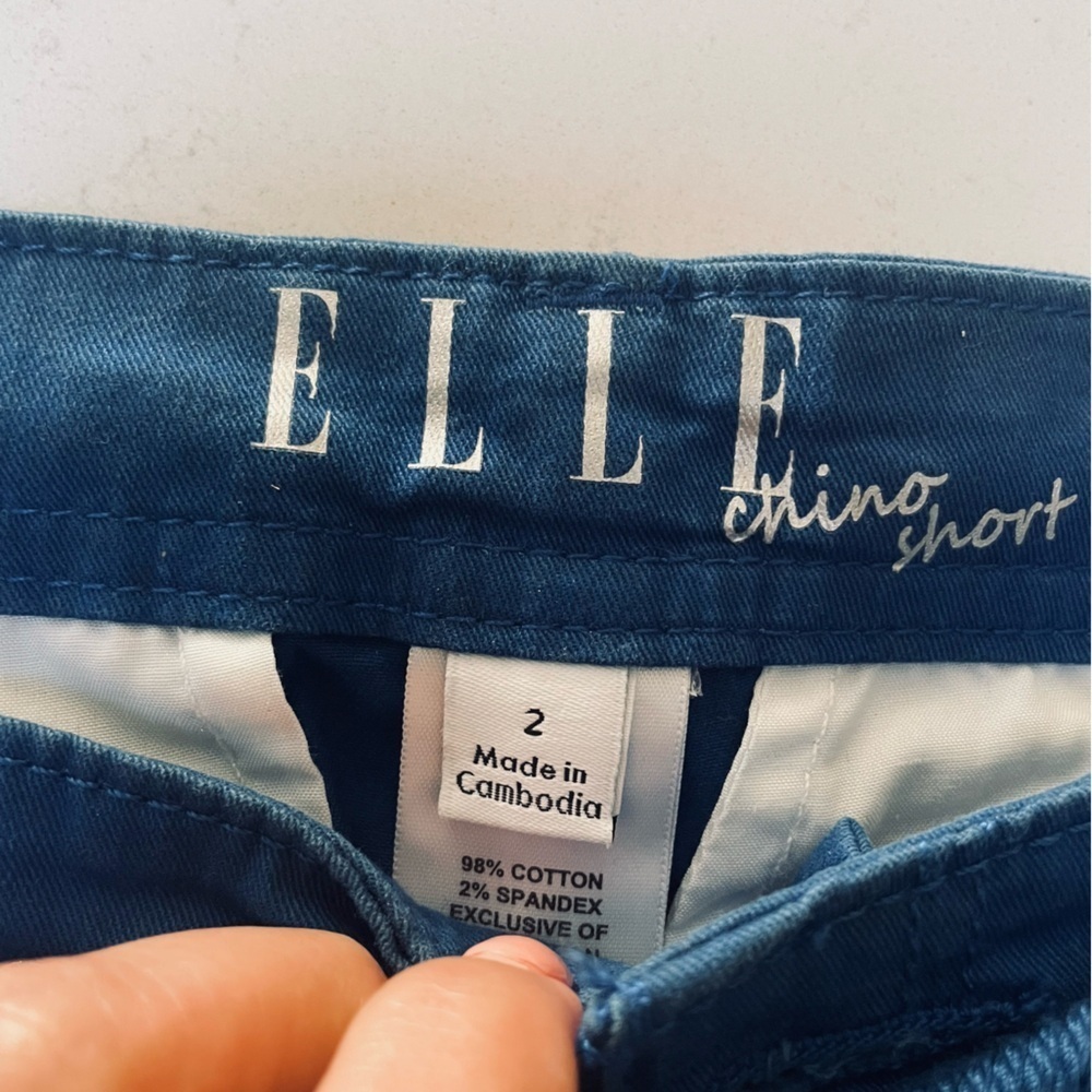 Elle Women's Blue Shorts - Picture 7 of 7